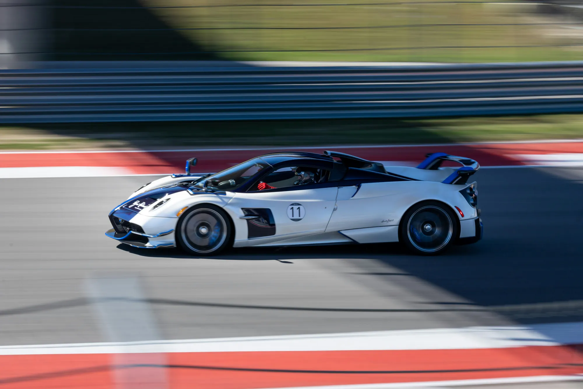 Pagani Huayra on track